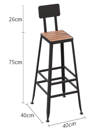 ODAVING EMBASSY Nordic Design American Hybrid Wood Metal Leg High Outdoor Table