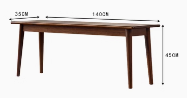 ARIELLA CARLTON Scandinavian Style American Solid Wood Dining Table / Chair