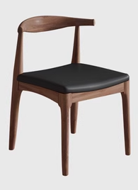 ARIELLA CARLTON Scandinavian Style American Solid Wood Dining Table / Chair