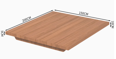 ARMAN CARLTON Japandi Style American Solid Wood Tatami Flat Bed Frame Single, Super Single, Queen, King Size