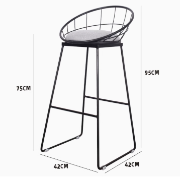 ARLENE COURTYARD Industrial Scandinavian Design American Solid Wood Bar Table