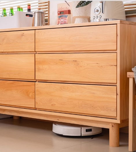 ADELPHA WESTIN American Solid Wood Chest of Drawers Japandi Design 3 6 Drawers Size