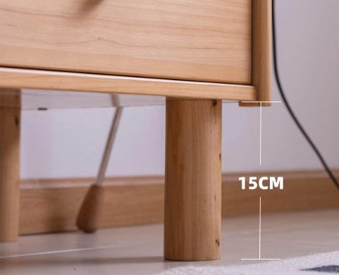 BRISTOL WESTIN Full American Solid Wood Drawer Flip Up Door Sideboard Cabinet Scandinavian Design