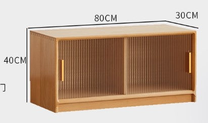 BLOSSOM SHERATON American Solid Wood Nordic Style Horizontal Multipurpose Sliding Door Cabinet