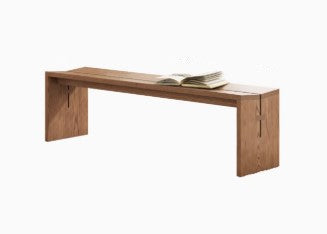 BRENNAN FAIRFIELD Minimalistic American Solid Wood Dining Bench Scandinavian Design