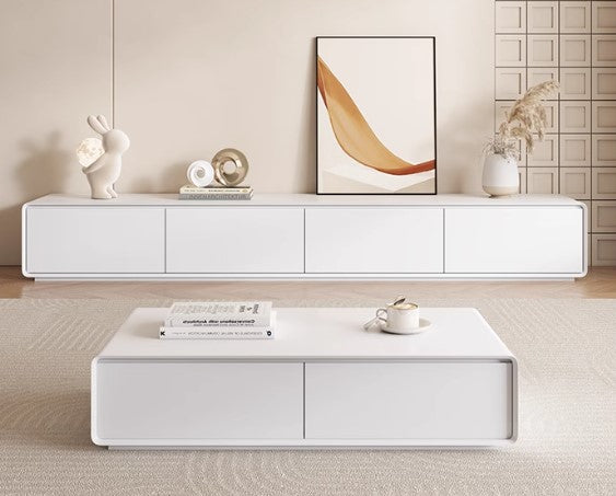 CASSIUS EMBASSY Minimalist Nordic Design American Solid Wood Multi Drawer TV Console Cabinet