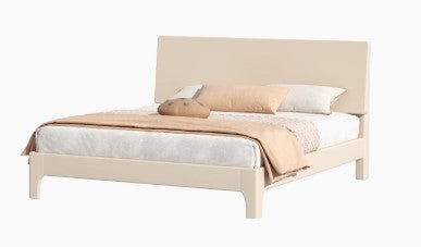 COURTNEY HAMPTON American Solid Wood Japandi Style 3 Size Minimalistic Walnut Bed Frame
