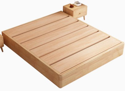COHEN FAIRFIELD Nordic Design American Solid Wood Tatami Thick Slat Platform Bed Frame