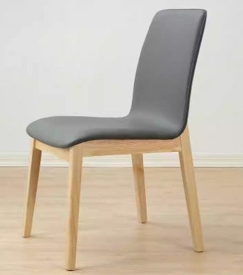 DAVE SHERATON Japandi Scandinavian Design Upholstered American Solid Wood Dining Chair