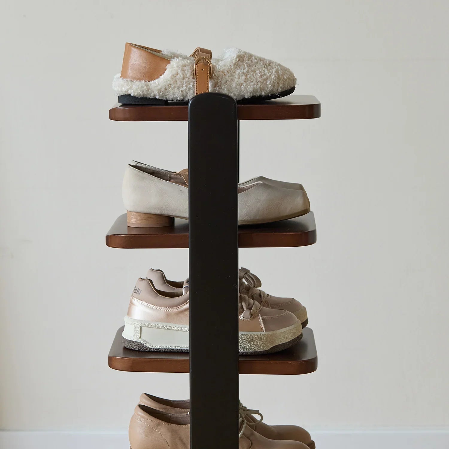 Bauhaus Wood Shoe Shelf FLOW