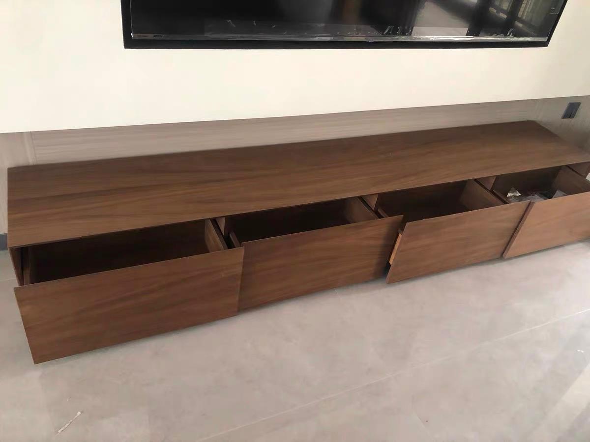 BJORNSTEME SHERATON Scandinavian Italian Solid Wood Veneer TV Console