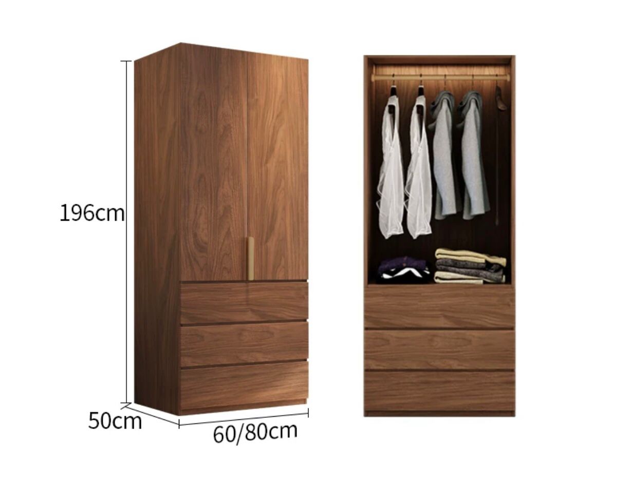 ERIN NEW YORK HILTON Wardrobe Nordic Solid Wood