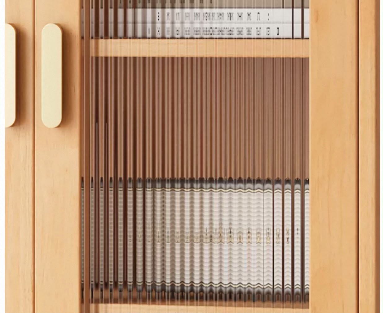EZRA Glass Display Hutch Cabinet
