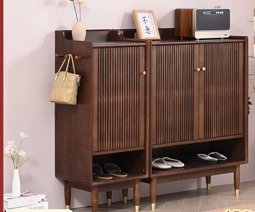 HANNA Solid Wood Shoe Cabinet