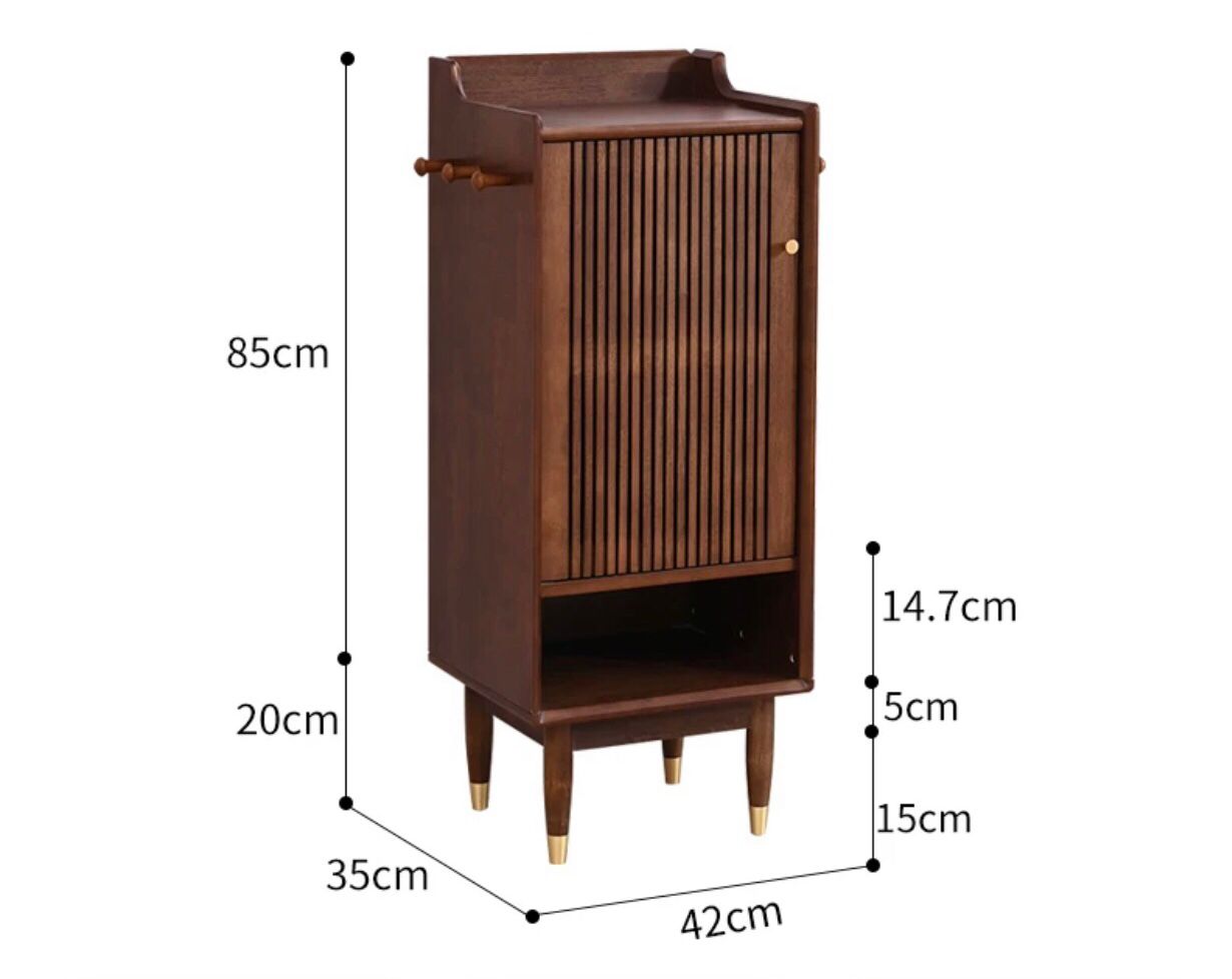 HANNA Solid Wood Shoe Cabinet