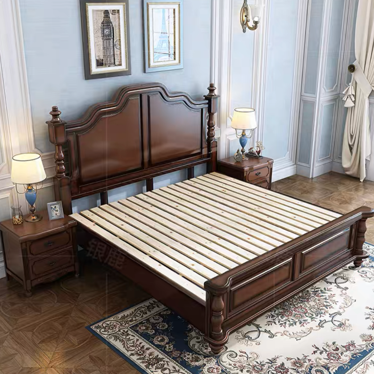 DENBY COURTYARD American Pure Solid Wood Bed Frame