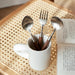 Japandi Walnut Wood 304 Stainless Steel Spoon and Fork 2IN1 Set WOODLAND