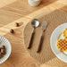 Japandi Walnut Wood 304 Stainless Steel Spoon and Fork 2IN1 Set WOODLAND