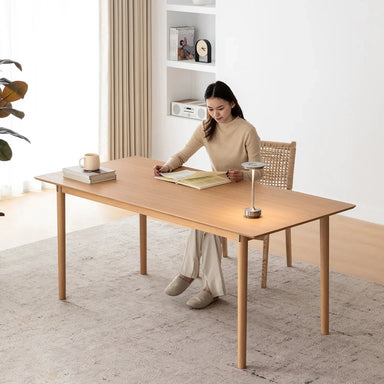 Minimalist Ash Wood Dining Table BOREL
