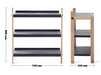Modern Steel Shoe Shelf SKO 3