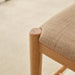 Scandinavian Oak Wood Shoe Changing Bench FUJI