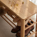 Scandinavian Oak Wood Shoe Shelf FUJI