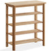 Scandinavian Oak Wood Shoe Shelf FUJI