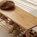 Scandinavian Oak Wood Shoe Shelf FUJI