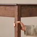 Japandi Oak Wood Shoe Shelf FUJI WALNUT