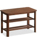 Japandi Oak Wood Shoe Shelf FUJI WALNUT