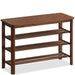 Japandi Oak Wood Shoe Shelf FUJI WALNUT