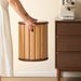 Scandinavian Oak Wood Stackable Stool With Wheels FRIDAY