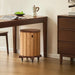 Scandinavian Oak Wood Stackable Stool With Wheels FRIDAY
