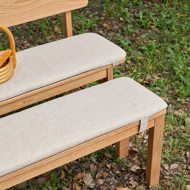 Scandinavian Removable Padded Bench Cushion CHEESE
