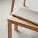 Scandinavian Removable Padded Bench Cushion CHEESE