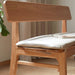 Scandinavian Removable Padded Bench Cushion CHEESE
