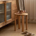 Scandinavian Rubber Wood Stackable Stool With Wheels FRIDAY