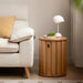 Scandinavian Rubber Wood Stackable Stool With Wheels FRIDAY