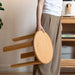 Scandinavian Rubber Wood Stackable Stool With Wheels FRIDAY