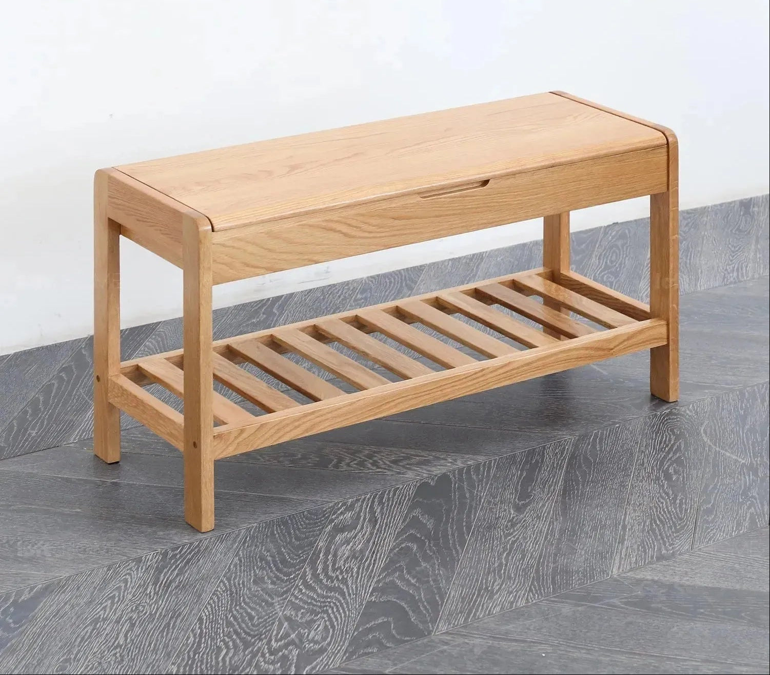 Scandinavian Wood Footstool NORWAY