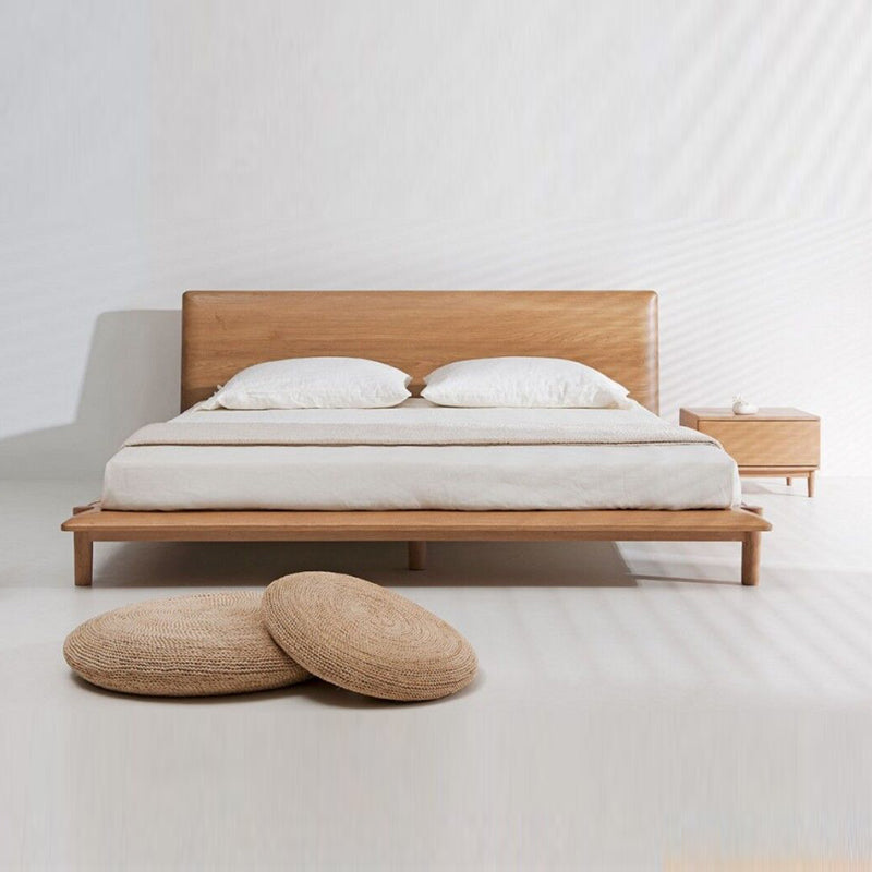 KRYSTIANNA COURTYARD Scandinavian Japanese Simple Solid Wood Bed Frame