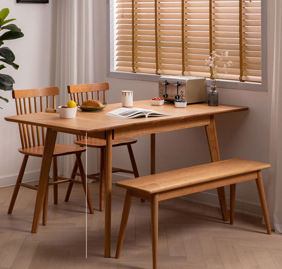 INGRAHAM HAMPTON Scandinavian Solid Wood Assorted Extendable Dining Table