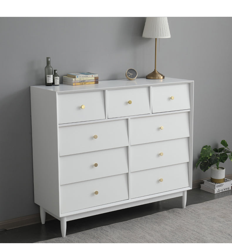 ADRIAN Large Minimalist Chest Drawers Commode Dresser