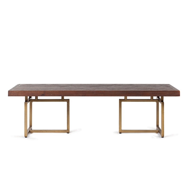 ANGELINA Herringbone Coffee Table Designer Solid Wood