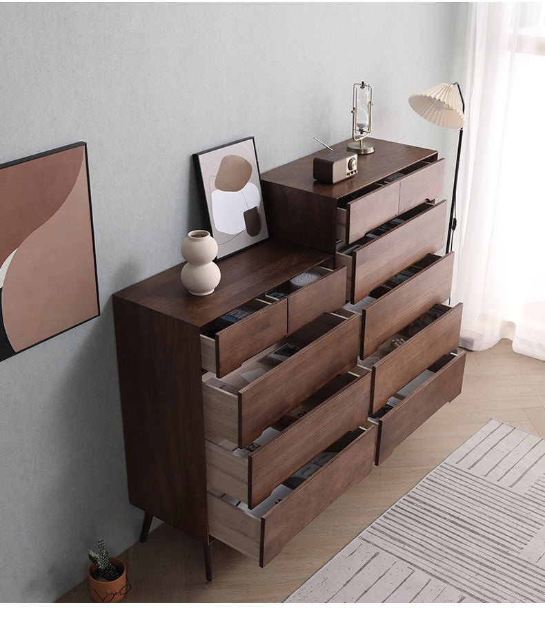 ANN Scandinavian Solid Wood Chest of Drawers Cabinet Storage