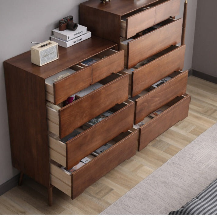 ANN Scandinavian Solid Wood Chest of Drawers Cabinet Storage