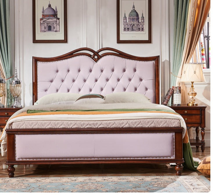 BOSTON HILTON American European Bed Hardwood King Size, Storage Drawers, Air Lift Storage