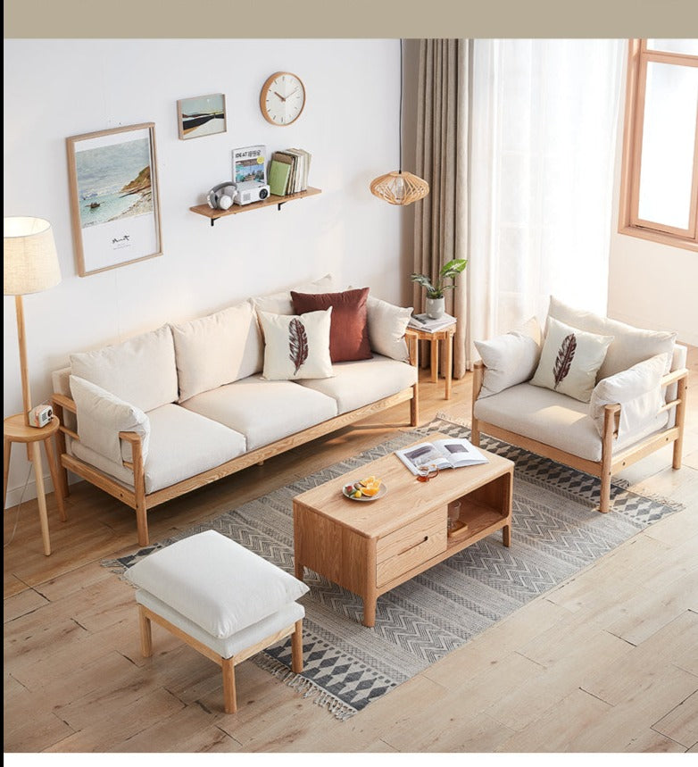Solid Wood Sofa