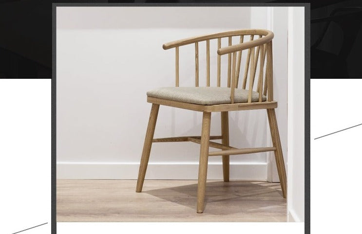 HAYDEN Scandinavian Dining Chair Nordic Solid Wood