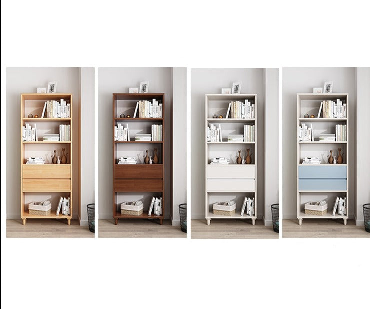 JADE CARLTON Bookcase Book Shelf Nordic Solid Wood